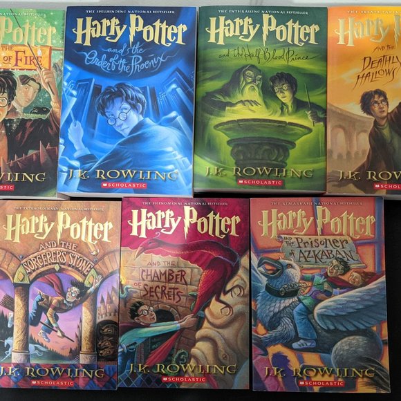 Harry Potter The Complete Series (7 Books Set) by J. K. Rowling (Paperback) - Picture 6 of 6